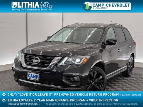 Used 2017 Nissan Pathfinder Platinum w/ Midnight Edition Package image 1