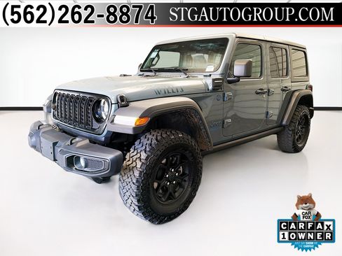 Used 2025 Jeep Wrangler Unlimited Sport S 4xe AWD/4WD image 1