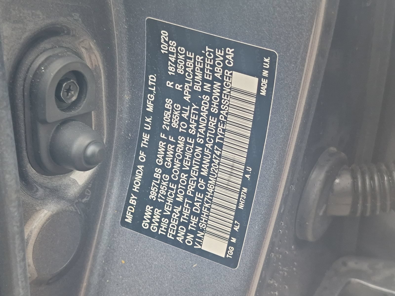 Used 2021 Honda Civic Sport image 23