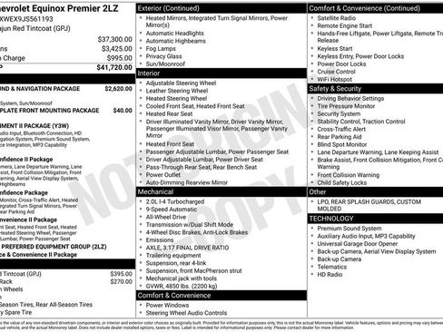 Certified 2018 Chevrolet Equinox Premier AWD/4WD image 29
