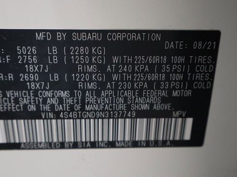 Used 2022 Subaru Outback Limited XT image 25