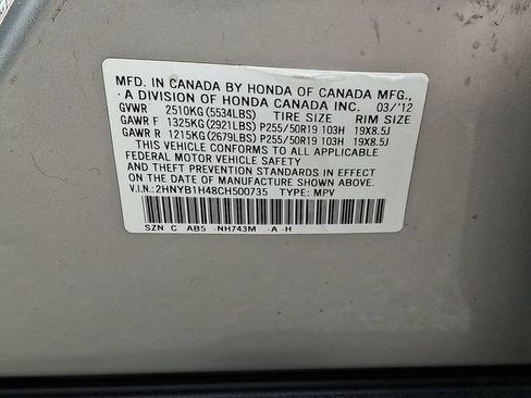 Used 2012 Acura ZDX w/ Technology Package AWD/4WD image 28