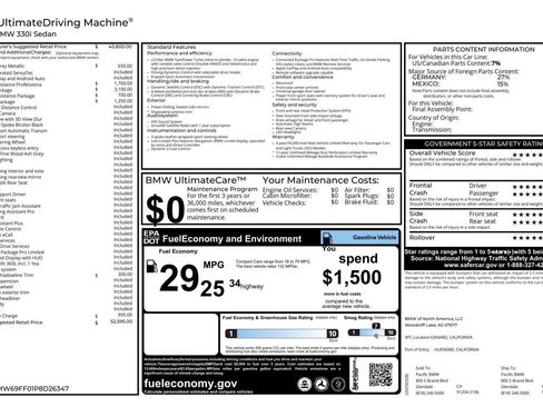 Used 2023 BMW 330i Sedan w/ M Sport Package image 2