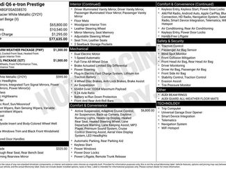 Used 2025 Audi Q6 e-tron Prestige w/ Beige Warm Weather Package video 2