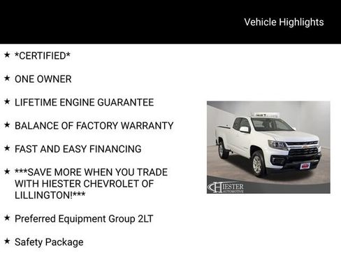 Used 2022 Chevrolet Colorado LT w/ Fleet Safety Package RWD image 8