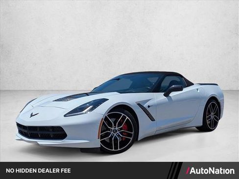 Used 2016 Chevrolet Corvette Stingray Convertible w/ 3LT Preferred Equipment Group RWD image 1