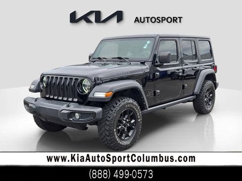Used 2021 Jeep Wrangler Unlimited Sport image 1
