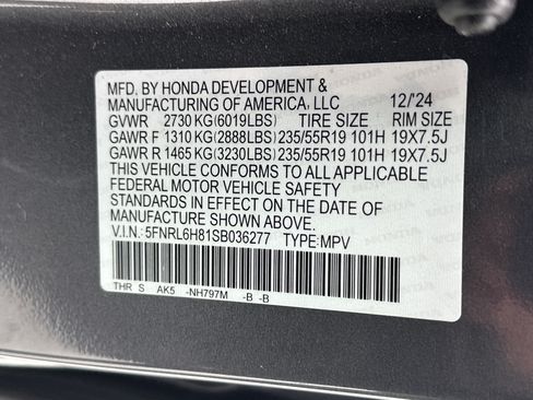Used 2025 Honda Odyssey Touring image 37