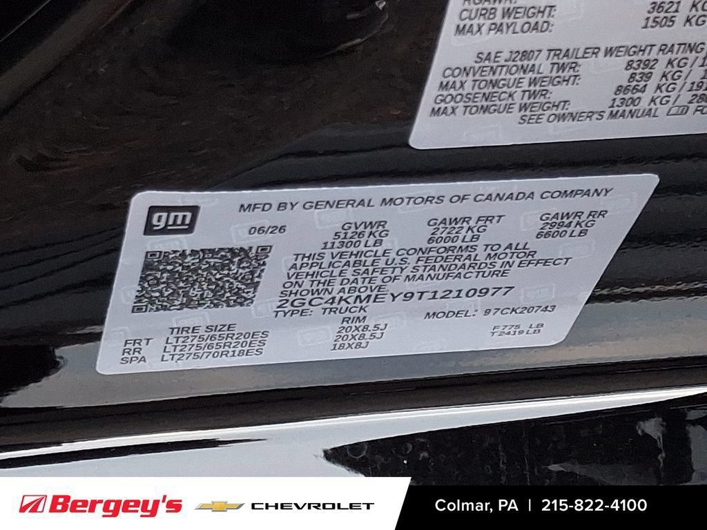 New 2026 Chevrolet Silverado 2500 Custom w/ Custom Value Package AWD/4WD image 18