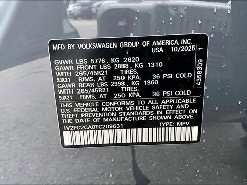 New 2026 Volkswagen Atlas Cross Sport SEL Premium R-Line AWD/4WD image 18