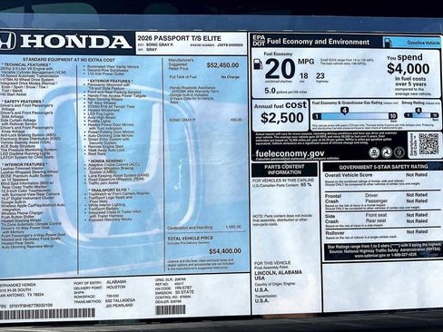 Used 2026 Honda Passport TrailSport Elite image 19