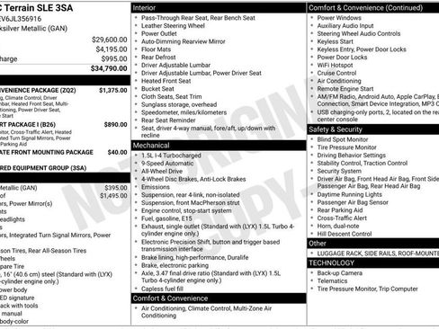 Used 2018 GMC Terrain SLE w/ Driver Convenience Package image 30