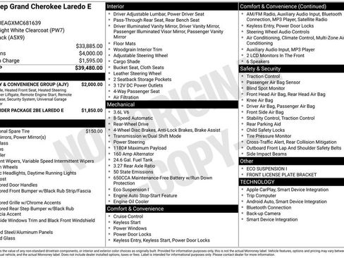 Used 2021 Jeep Grand Cherokee Laredo w/ Security & Convenience Group image 12