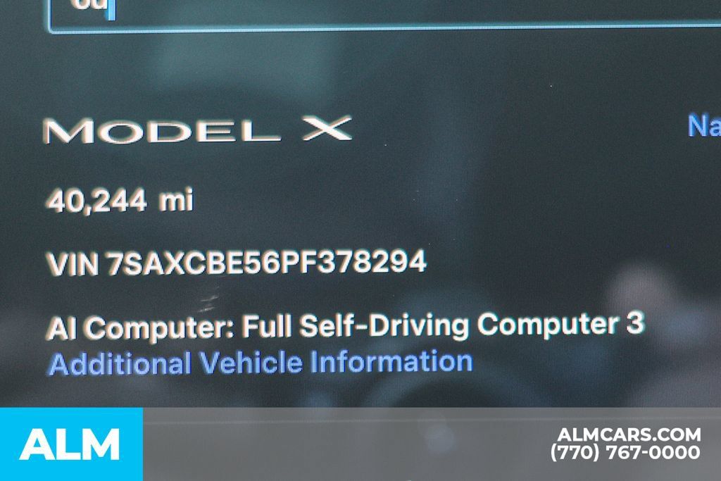 Used 2023 Tesla Model X AWD/4WD image 46
