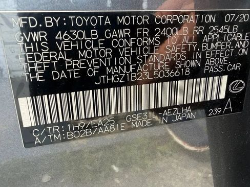 Used 2020 Lexus IS 350 F Sport w/ F Sport Package RWD image 3