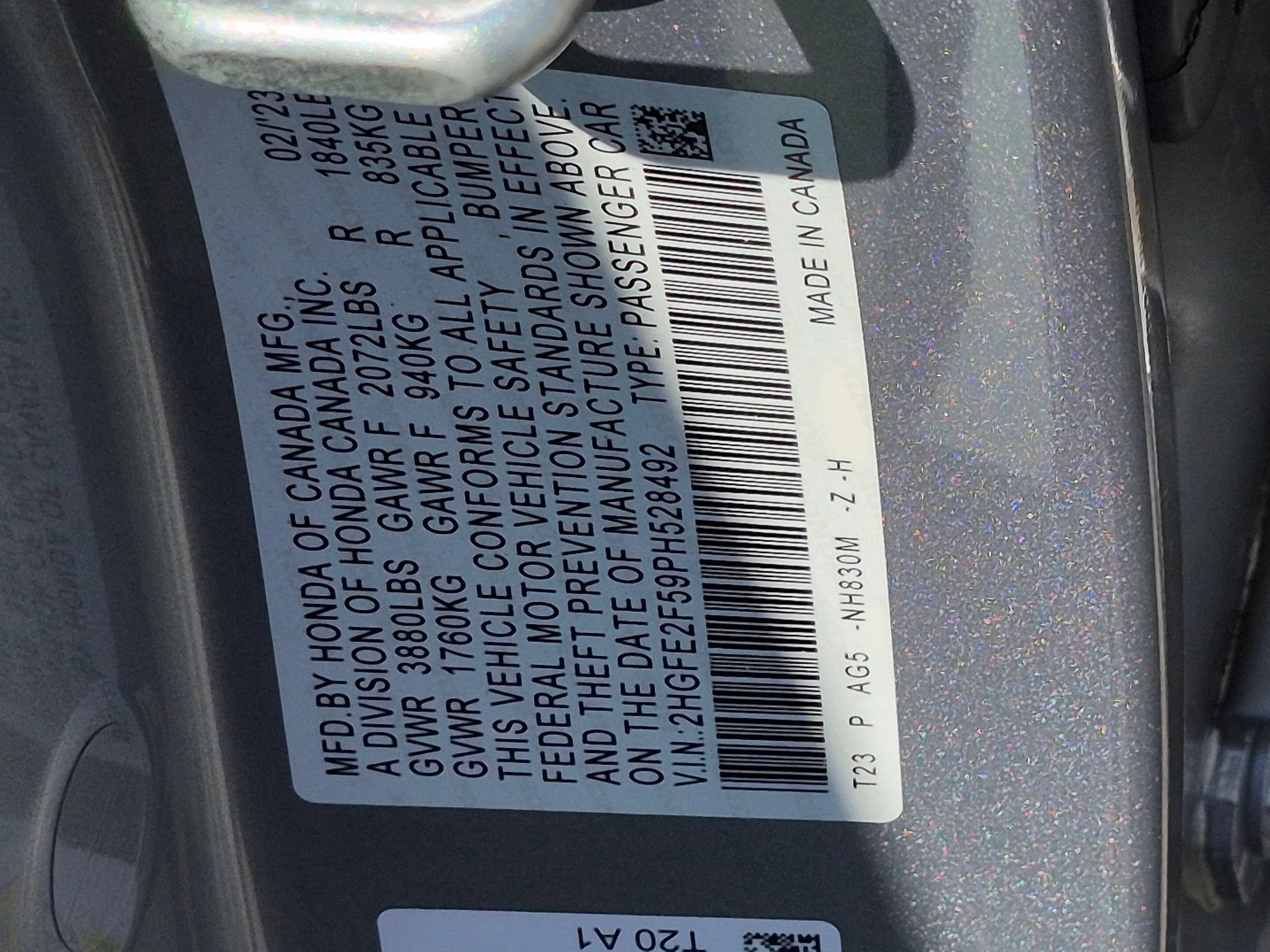 Used 2023 Honda Civic Sport image 38