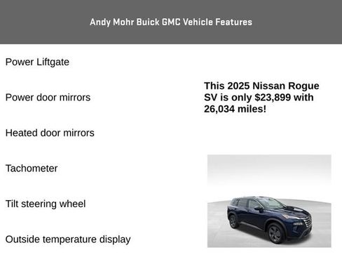 Used 2025 Nissan Rogue SV AWD/4WD image 8