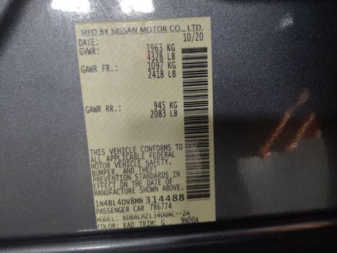 Used 2021 Nissan Altima 2.5 SV w/ SV Premium Package FWD image 33