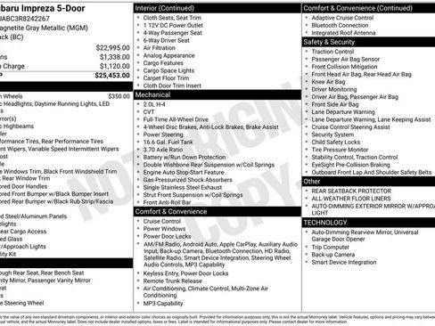 Used 2024 Subaru Impreza 2.0i image 40