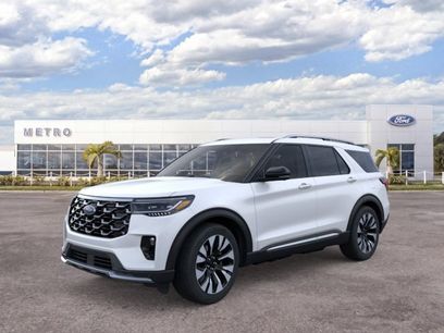 New 2026 Ford Explorer Platinum w/ LUX Leather Package