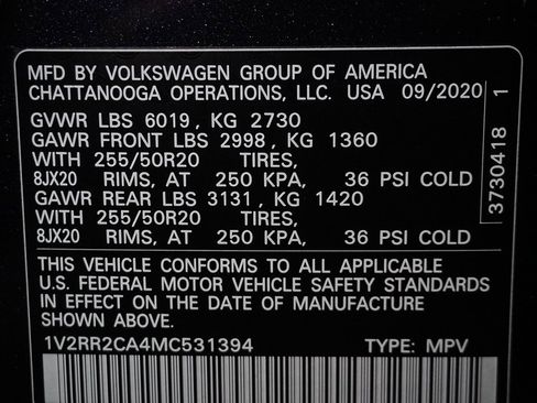 Used 2021 Volkswagen Atlas SE w/ Panoramic Sunroof Package image 59