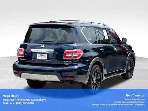 Used 2017 Nissan Armada Platinum w/ Captain Seat Package AWD/4WD image 13