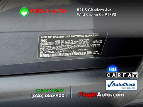 Used 2021 BMW X5 sDrive40i w/ Convenience Package RWD image 9