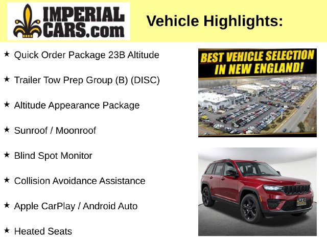 Used 2023 Jeep Grand Cherokee Altitude AWD/4WD image 3
