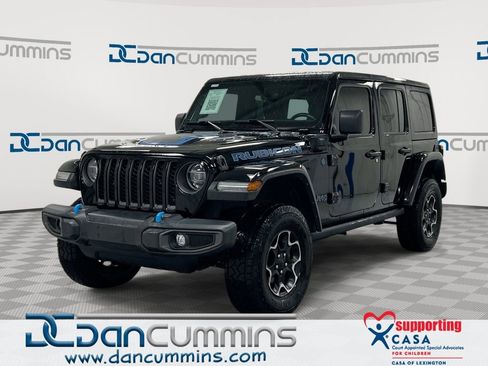 Used 2021 Jeep Wrangler Unlimited Rubicon 4xe w/ Cold Weather Group image 1