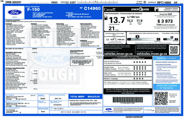 Used 2024 Ford F150 Tremor w/ Equipment Group 402A High AWD/4WD image 17