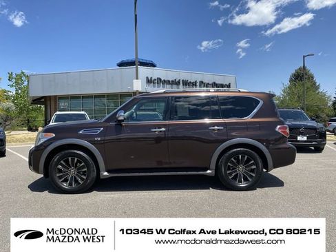 Used 2017 Nissan Armada Platinum w/ Captain Seat Package AWD/4WD image 2