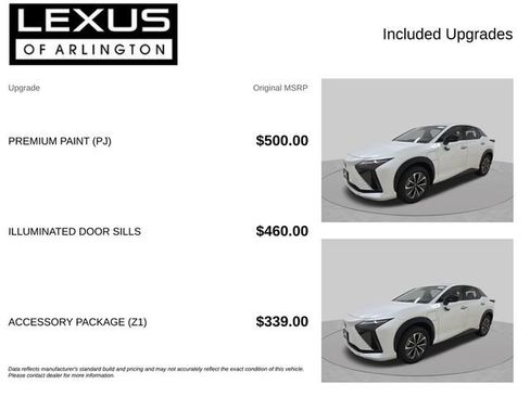 Used 2025 Lexus RZ 300e w/ Accessory Package (Z1) FWD image 4