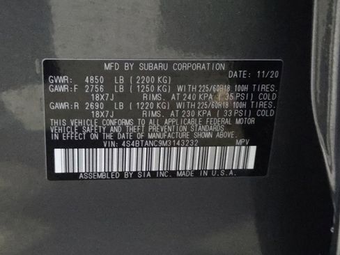 Used 2021 Subaru Outback Limited w/ Popular Package #2 image 30