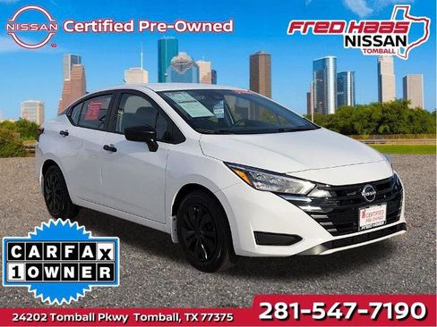 Certified 2025 Nissan Versa S w/ Trunk Package image 1