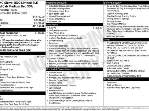 Used 2022 GMC Sierra 1500 SLE w/ X31 Off-Road Package image 8