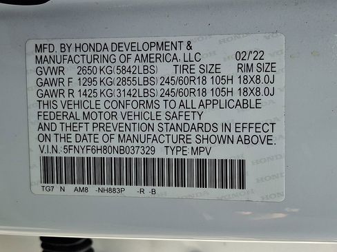 Used 2022 Honda Pilot TrailSport image 30