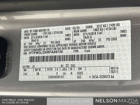 Used 2024 Ford F150 XLT w/ Equipment Group 302A MID AWD/4WD image 33