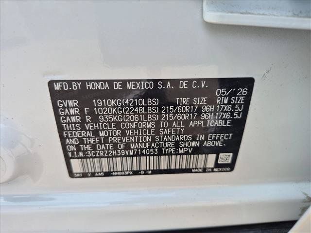 Certified 2027 Honda HR-V LX image 23