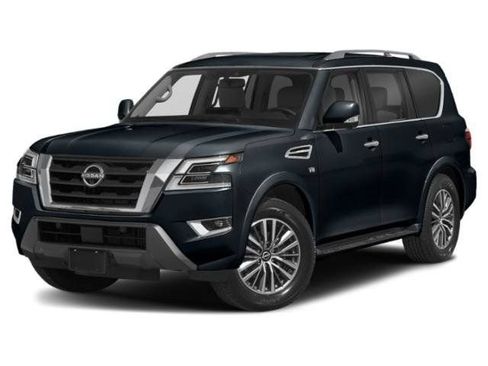 Used 2021 Nissan Armada SL w/ Captain's Chairs Package RWD image 1