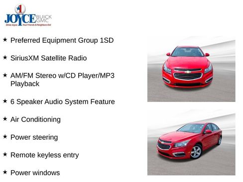 Certified 2016 Chevrolet Cruze LT FWD image 10