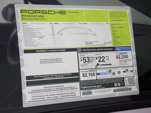 New 2026 Porsche Cayenne E-Hybrid image 25