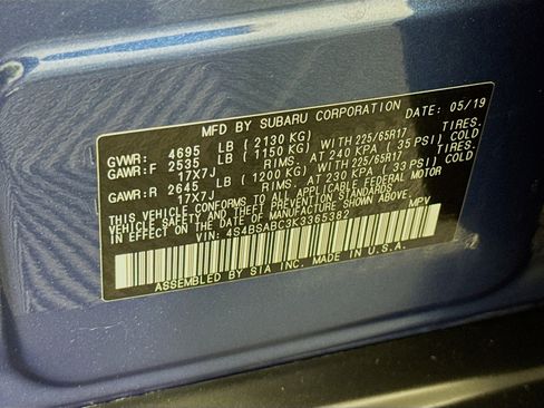 Used 2019 Subaru Outback 2.5i AWD/4WD image 66