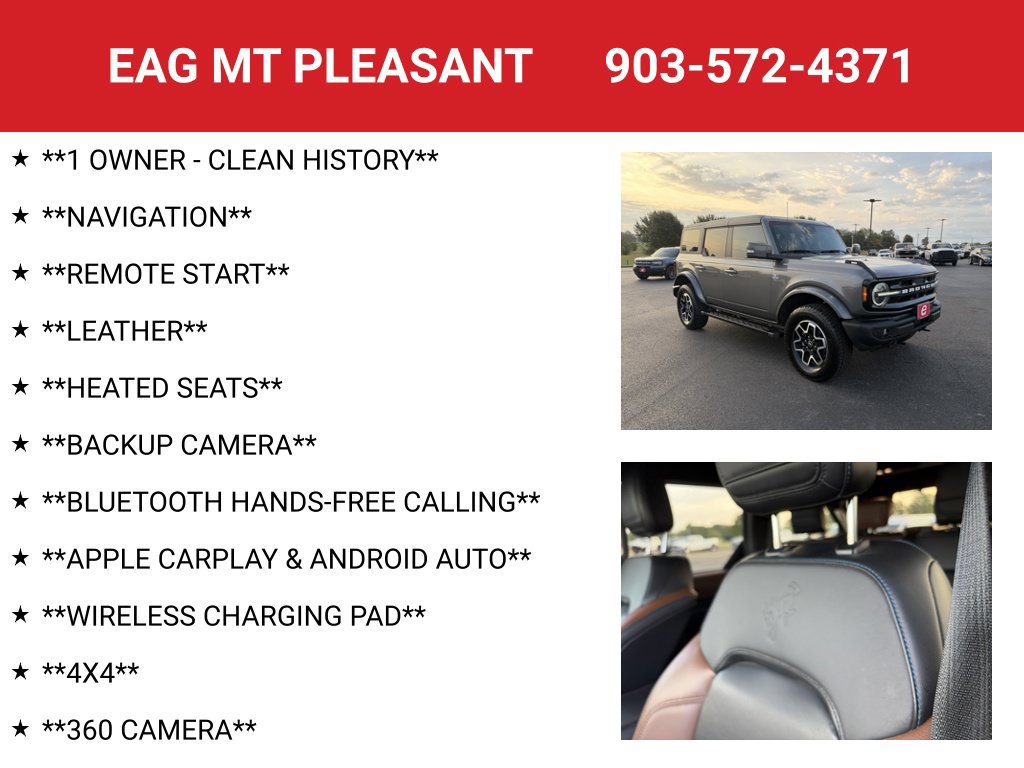 Used 2024 Ford Bronco Outer Banks AWD/4WD image 4