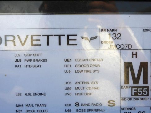 Used 2006 Chevrolet Corvette Convertible w/ Preferred Equipment Group RWD image 97
