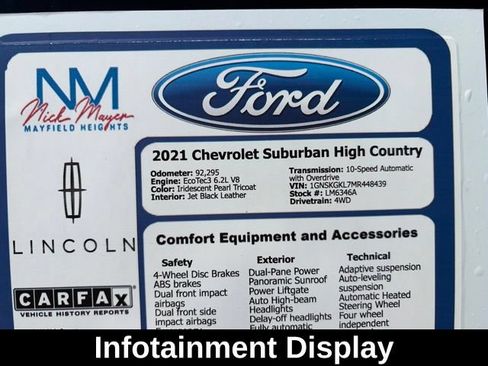 Used 2021 Chevrolet Suburban High Country AWD/4WD image 44