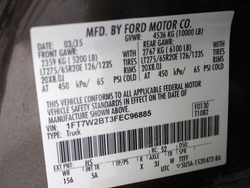 Used 2015 Ford F250 Lariat w/ Chrome Package AWD/4WD image 78