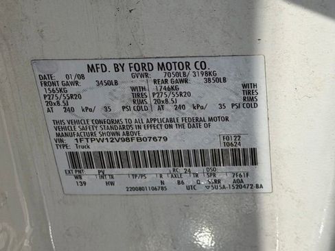 Used 2008 Ford F150 Lariat RWD image 10