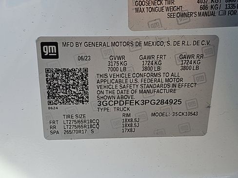 Used 2023 Chevrolet Silverado 1500 LT Trail Boss w/ Protection Package AWD/4WD image 16