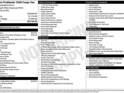 Used 2023 RAM ProMaster 2500 image 14