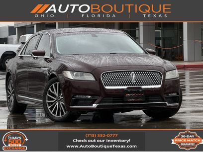 Used 2017 Lincoln Continental Select